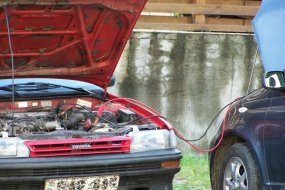 Égés a lerobbant Toyota?