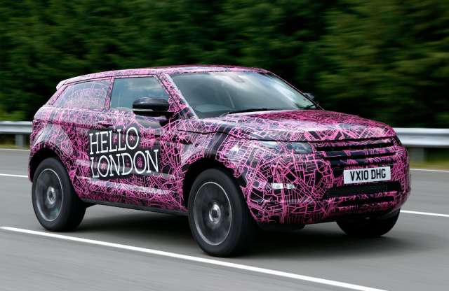 Hivatalosan bemutatták, de még nem fejeződött be a Range Rover Evoque tesztelése