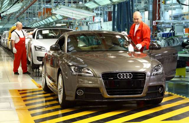 Jelentősen bővült a győri Audi gyár termelése