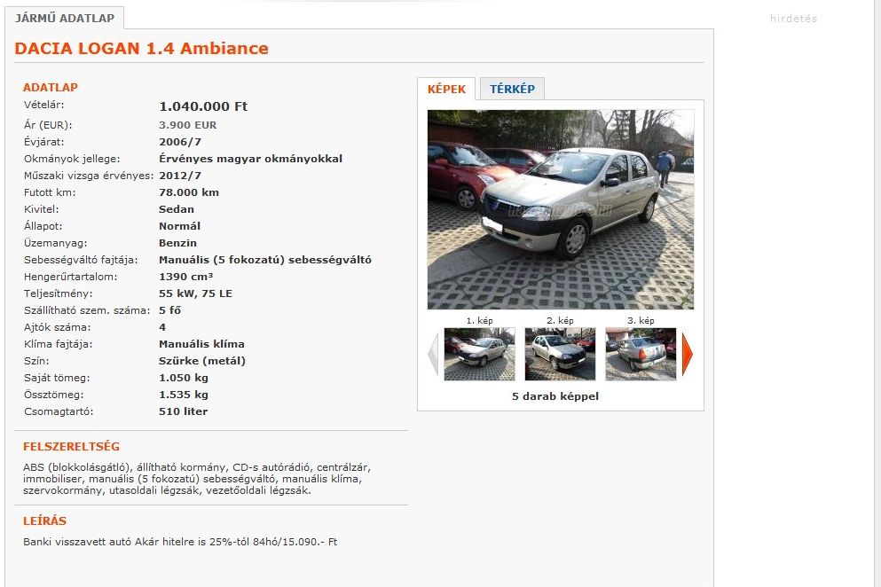 DACIA LOGAN