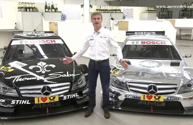 Coulthard bemutatta idei versenyautóját