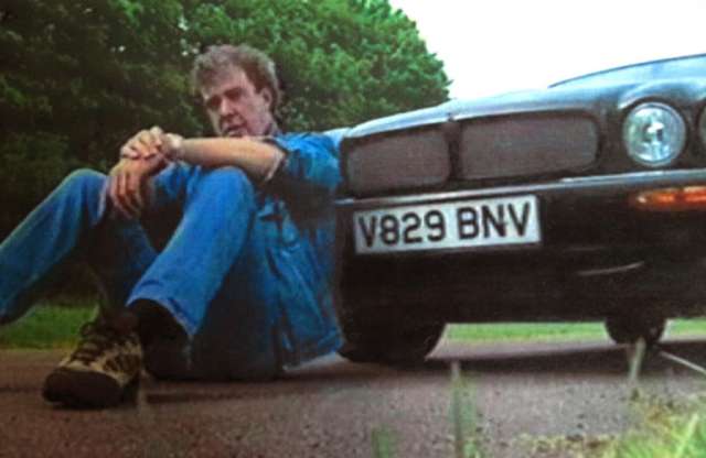 Eladó Jeremy Clarkson fekete Jaguarja