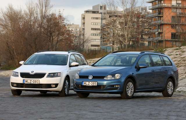 Melyik a jobb kombi? VW Golf vs. Skoda Octavia