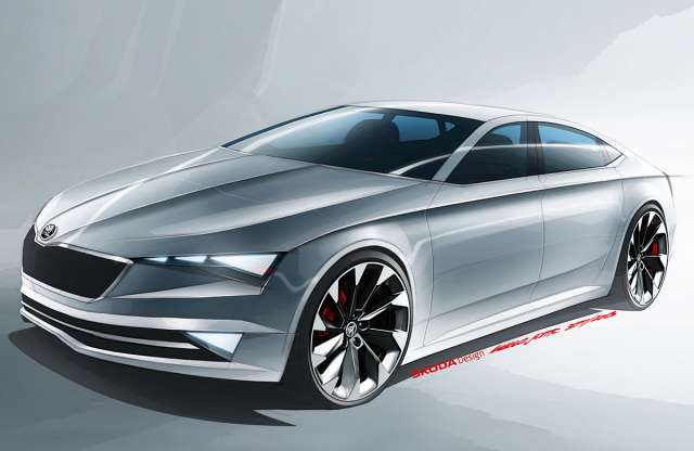 Gyári rajzon a VisionC - ez lesz a Skoda Octavia CC?