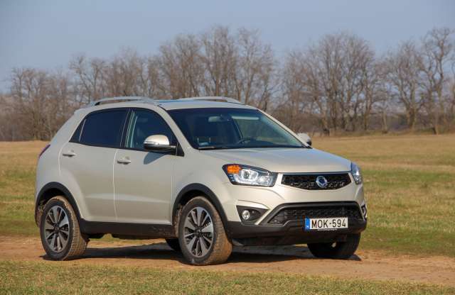 Már az arca eladja. SsangYong Korando teszt