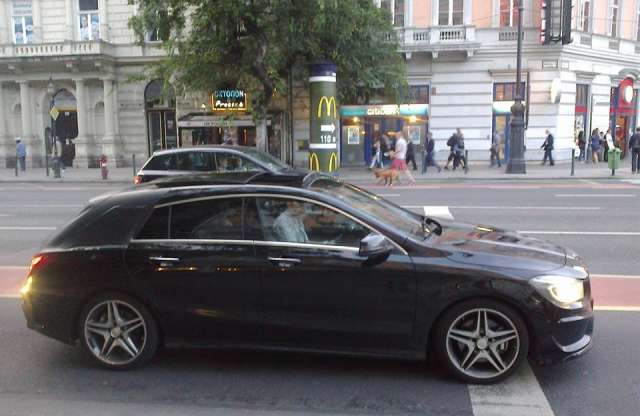 Már a fővárosban a Mercedes-Benz CLA Shooting Brake