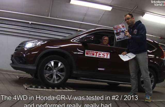 A Honda CR-V már másodszorra bukott meg a svédeknél