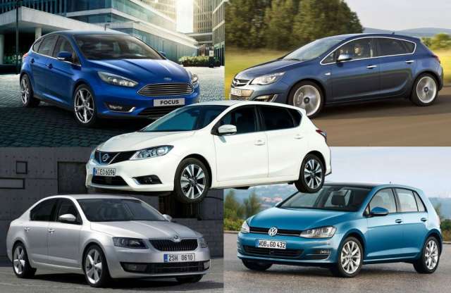 Flottaharc: Pulsar vs Octavia, Astra, Focus, Golf