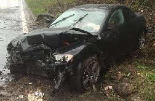 Videó: vizes úton a 113 km/h is elegendő egy totálkárhoz