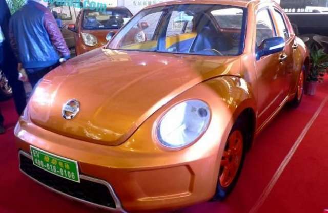 Tessék vigyázni: ötajtós VW Beetle másolat Kínából
