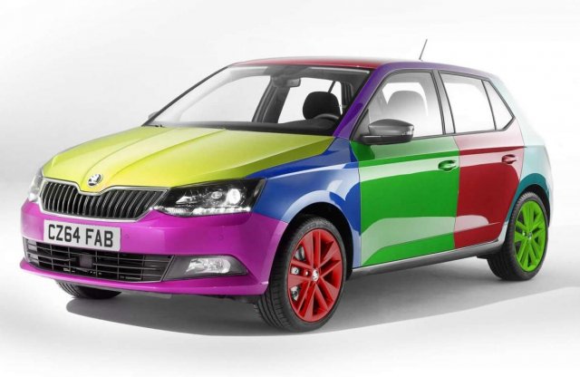 Színváltós Skoda? Naná, menüből kapcsolható