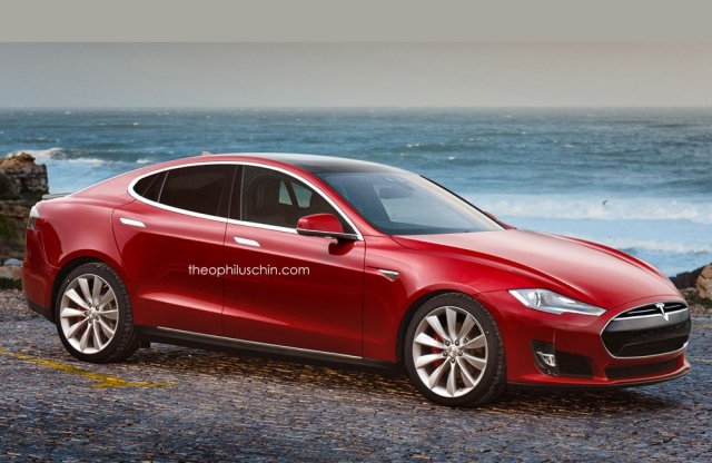 A kisebb Tesla szedán 3-as BMW-t és Audi A4-est reggelizne
