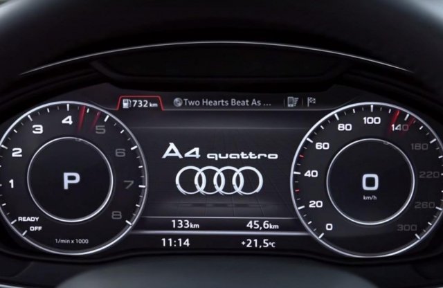500 euróért ilyen is lehet az új Audi A4 műszerfala