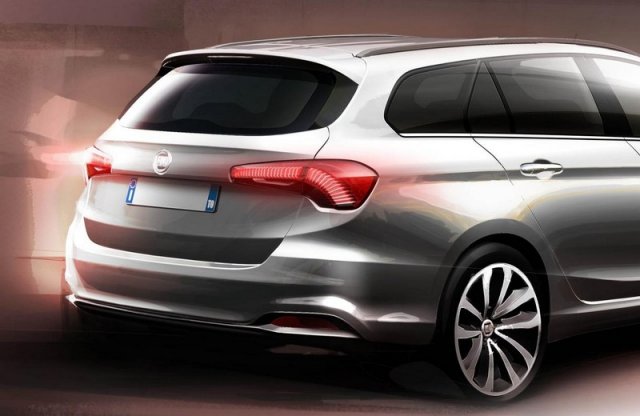 Egy ígéretes far - egyelőre ennyi látható a Fiat Tipo kombijából