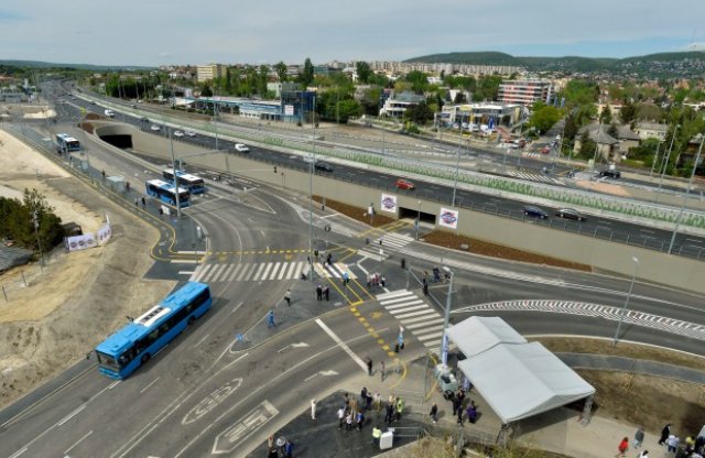 Elkészült az új Budaörsi úti csomópont