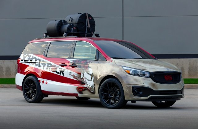 Egyedi Kia tuning, kormány nélkül