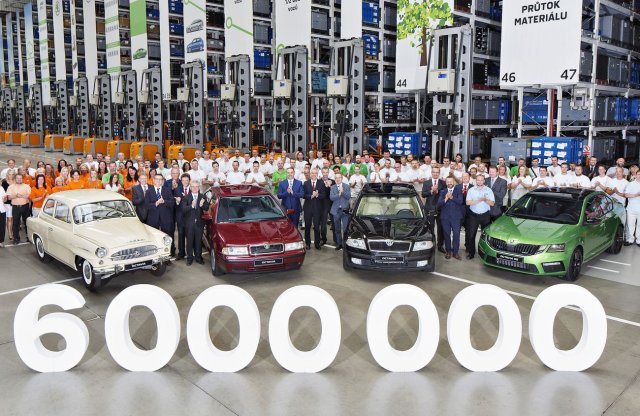 Legördült a hatmilliomodik Skoda Octavia
