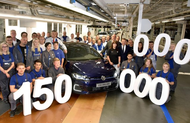 Golf GTE a 150 milliomodik Volkswagen