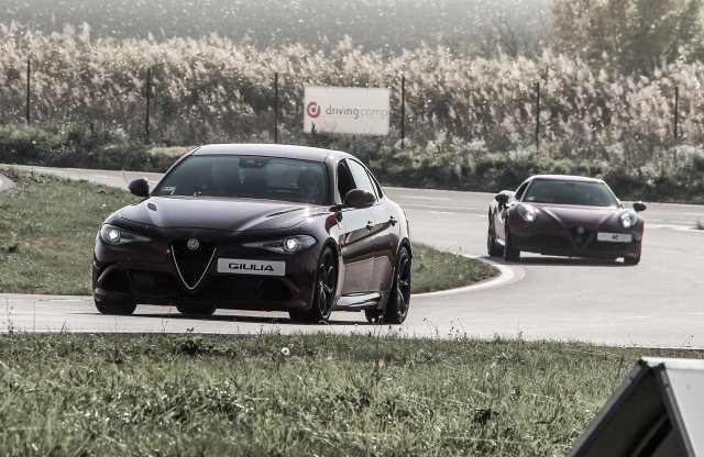 Jó móka  a Giulia QV, de még jobb a 4C