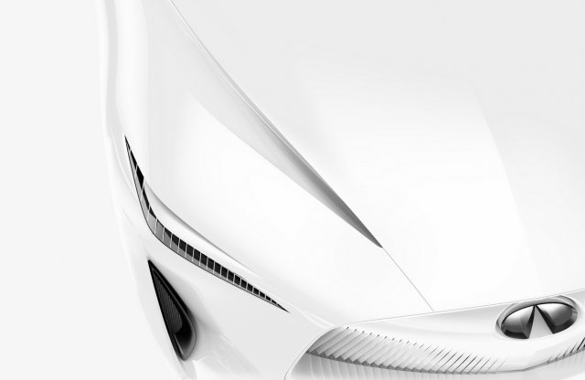 Letisztult formákat mutat az Infiniti új négyajtósa