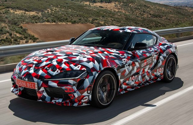 Megérkeztek az első hivatalos kémfotók a Toyota Supráról!
