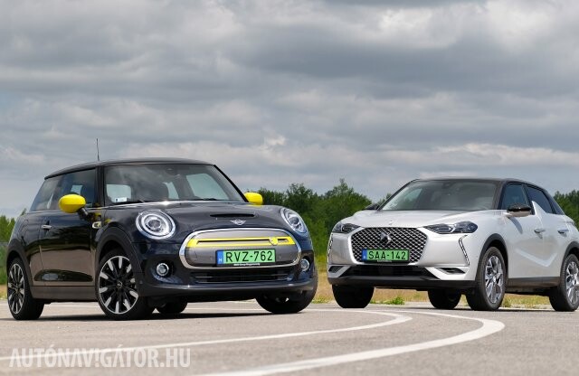 Így lesz vagány a villanyautózás – DS 3 vs. Mini Cooper