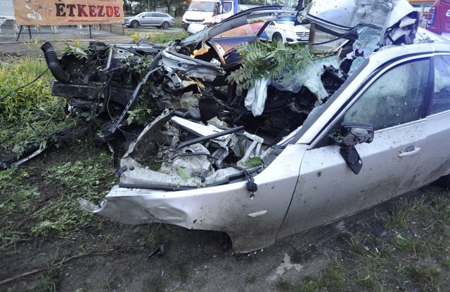 Megrázó felvételek a tegnapi, 9. kerületi baleset helyszínéről!