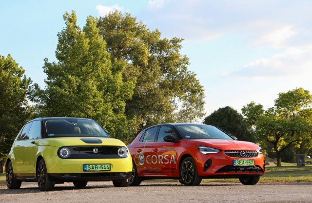 Villámos a villamos ellen? Honda e vs. Opel Corsa-e összevetés