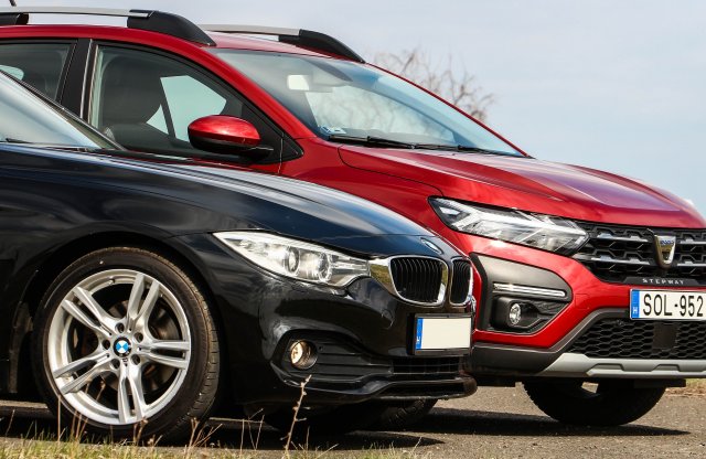 Almát a körtével: egy új Dacia és egy 6 éves BMW, ugyanannyiért