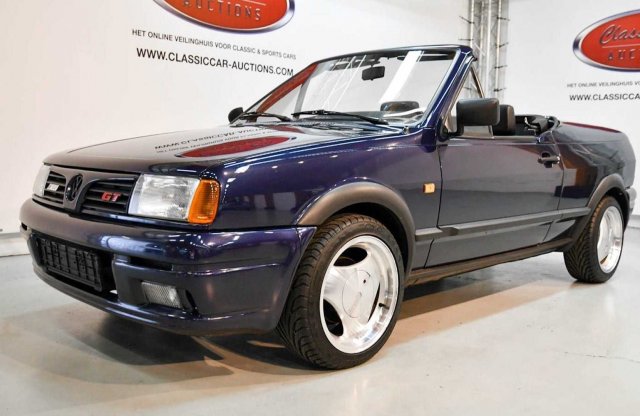 Egyszerre kabrió és targa ez a ritka Volkswagen Polo
