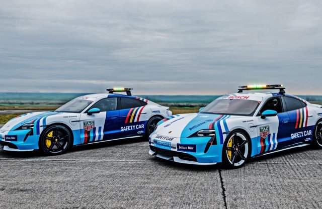A Porsche Taycan biztonsági autónak sem utolsó