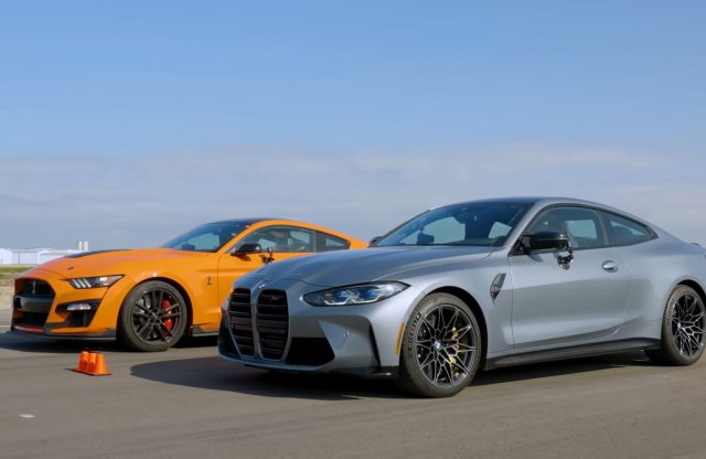 Shelby GT500 a BMW M4 ellen: vajon melyik a jobb izomautó?