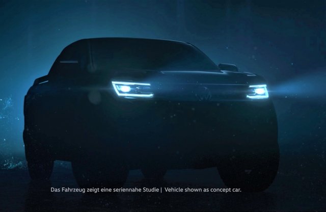 Megvillantották az új Volkswagen Amarokot, szó szerint!