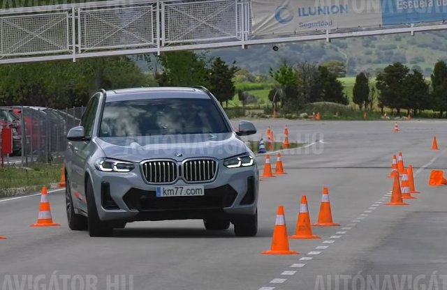 Meglepő eredménnyel zárta a BMW X3 a jávorszarvas-tesztet