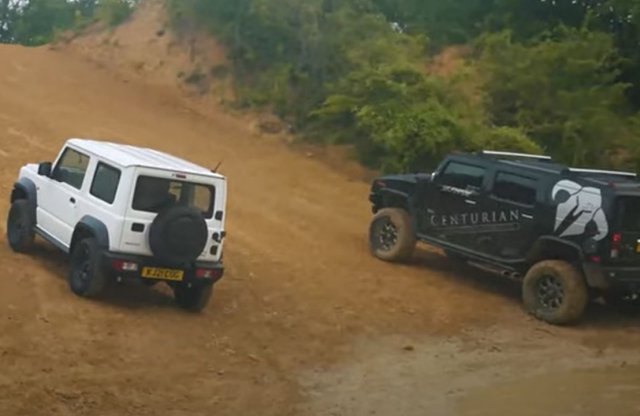 Suzuki vs. Hummer? Na, ebből vajon mi sül ki?