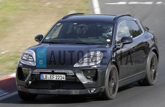 A Nürburgringen kapták lencsevégre az elektromos Porsche Macant