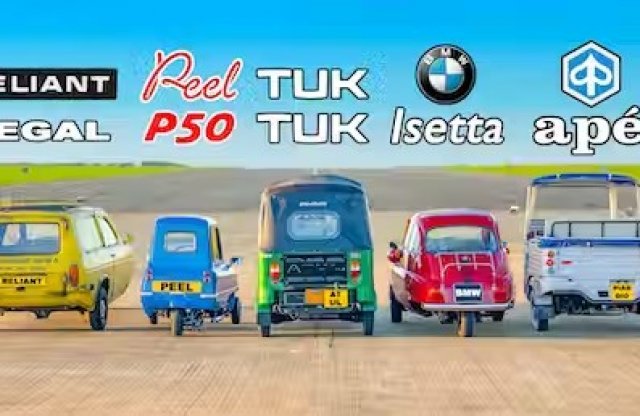 Törpék csatája: így gyorsulnak a háromkerekű autók