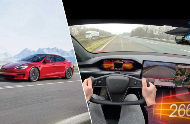 Videó: állórajtból 266 km/órára ér másodpercek alatt ez a Tesla