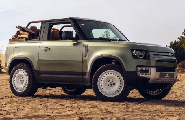 A Land Rover nélkül készült kabrió a Defenderből