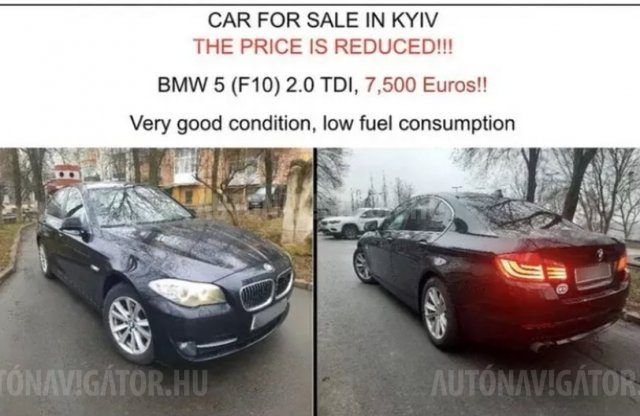 Kamu BMW hirdetéssel törték fel diplomaták gépeit Ukrajnában