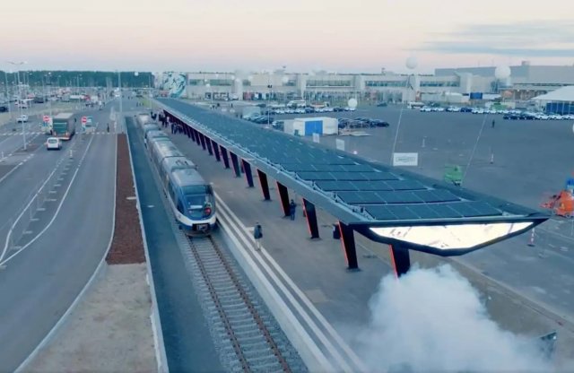 Dízel vonatok járnak a berlini Tesla-gyár saját vasútján