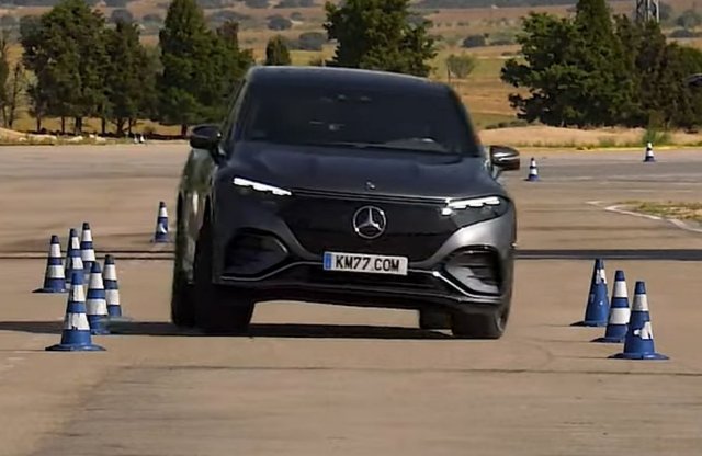 Nehezen birkózott meg a jávorszarvasteszttel a Mercedes EQS SUV