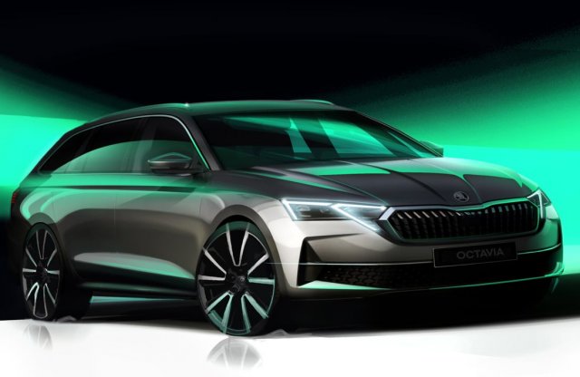 Frissül a Škoda Octavia, mutatjuk az első skicceket!