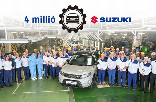 Elkészült a négymilliomodik esztergomi Suzuki