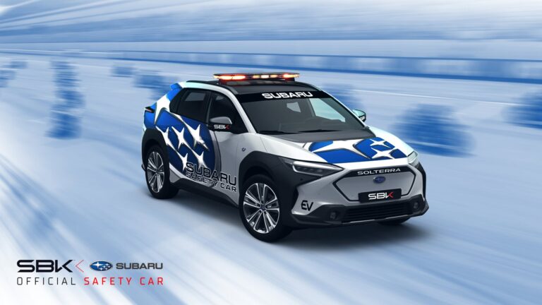 Elektromos biztonsági autót biztosít a Subaru a Superbike Világbajnokságnak
