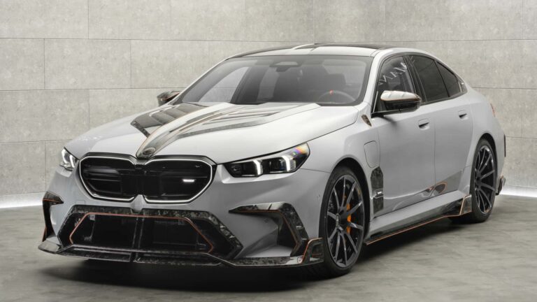 A BMW M5 sem tudta elkerülni az ízléstelen Mansory tuningot