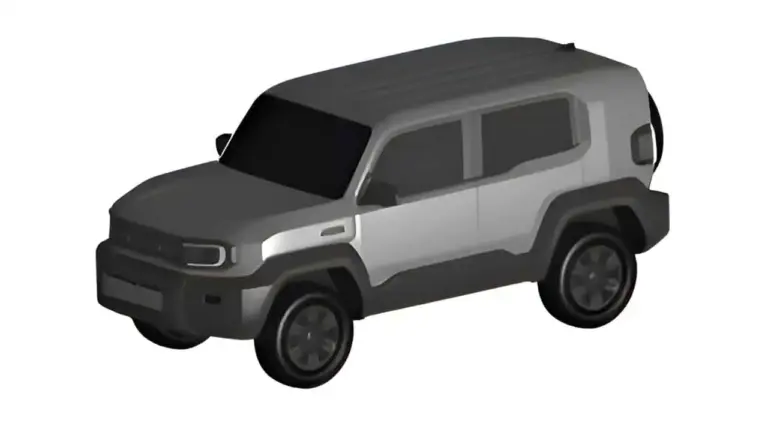 Levédette a Toyota a Land Cruiser kistestvérének a formatervét