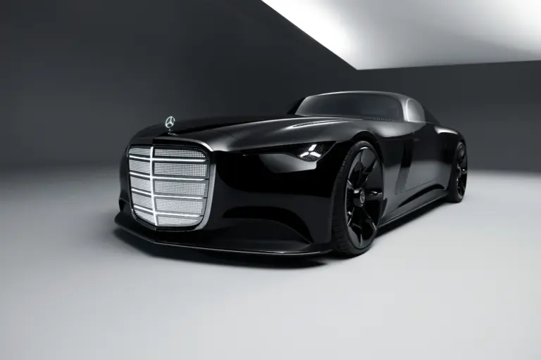 Itt az újabb óriási világító hűtőmaszkkal megrajzolt Mercedes!