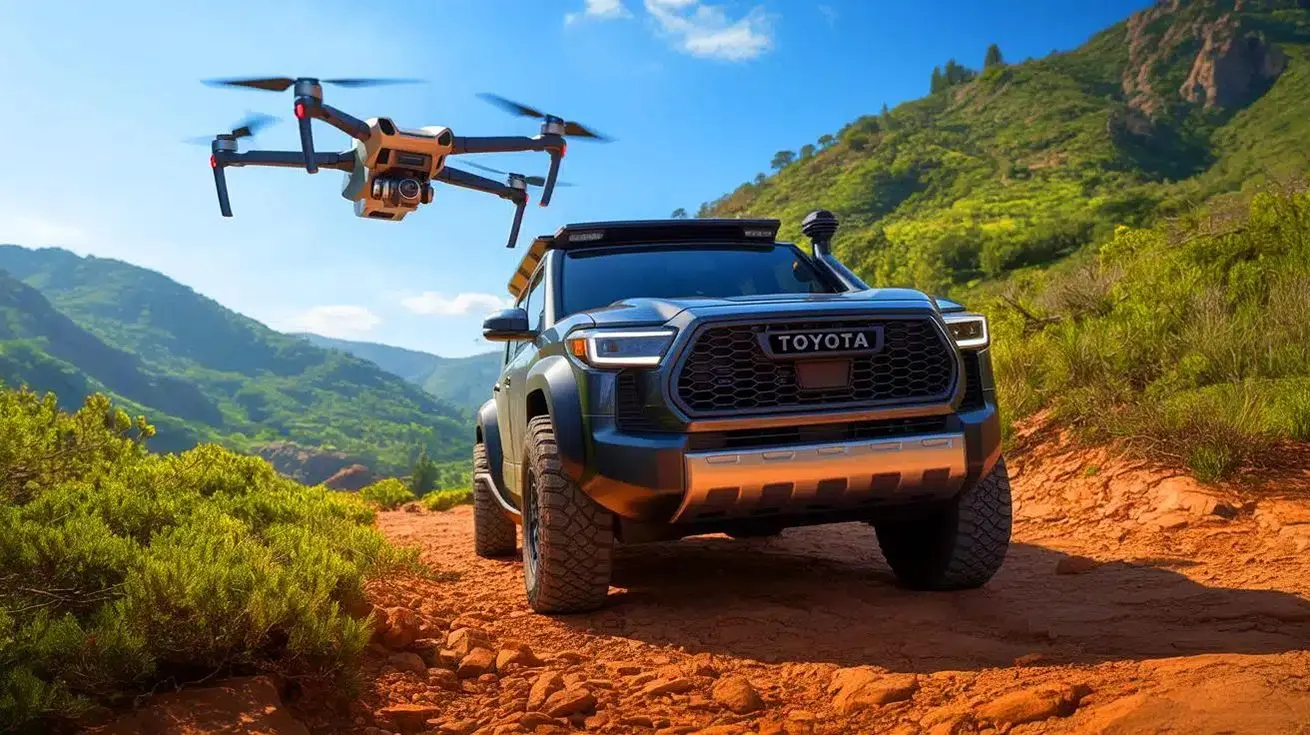 Drónokkal segítené a terepezést a Toyota