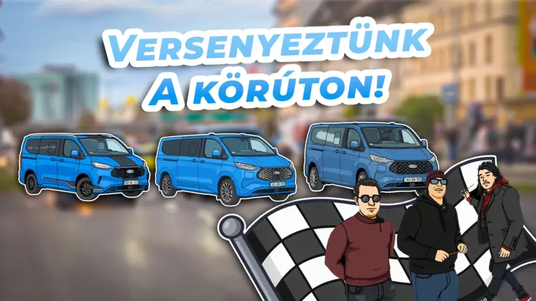Videó: Ford kisbuszokkal néztük meg, melyik a leggyorsabb sáv!